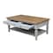 International Concepts Rectangle Vista Coffee Table, 48 W, 28 L, 20 in H, Wood, Hickory/Stone OT41-15C - alternate 7